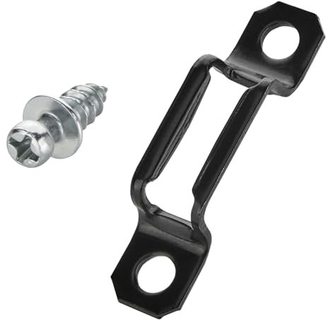 SOTECH 10 Stück Verbindungsbeschlag MODULAR 44 x 10,6 x 9 mm schwarz Fachbodenträger Korpusverbinder zum Durchschieben für Fachböden Möbelverbinder ZUM EINFRÄSEN