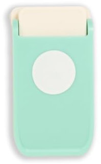 Craftelier - Multimaterial Circle Shaped Punch for Decorating Card Making, Scrapbooking and Craft Projects | Suitable for Many Materials | Circle Diameter 2.54 cm (1”) | Turquoise Color