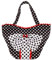 W WIDMANN MILANO Party Fashion 10679 - Handtasche 50er Jahre, Schwarz-Weiß gepunktet, Accessoire, Retro, Karneval, Mottoparty