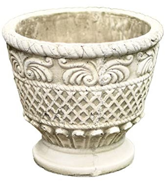 Piantare Vasi Vaso di fiori a forma di coppa in rilievo personalizzato Vaso for piante in ceramica rossa Vaso for piante retrò grande Vaso in ceramica Decorazione del giardino del cortile Vasi per pia