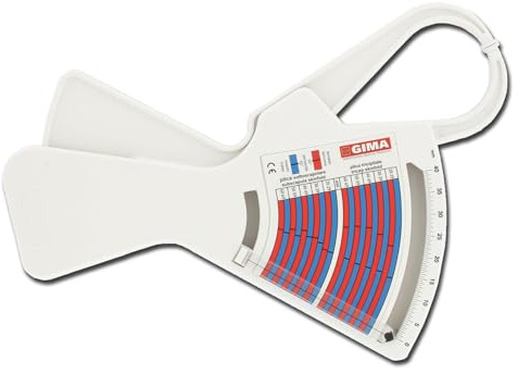Fat 1 GIMA skinfold calliper, body fat meter, medical device certified