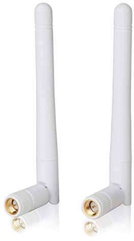 4G LTE Antenne SMA, Andven 5DBI Mini Omnidirektionale Signalverstärker für WiFi Router Mobiles Hotspots 2G 3G 4G GSM WLAN (2 Pack x 10CM)