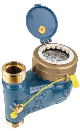 Js llevado Tubo Casa Agua Contador mnrs (1 pulgada, DN 25 Q3 = 10, R80, diseño Longitud 150 mm
