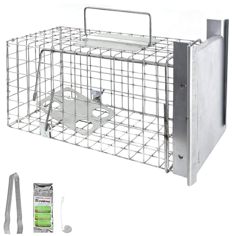 Petigi Lebendfalle Marder Rattenfalle Lebend Wiesel Garten Kaninchen Abwehr Umsiedeln Falle Haus Zubehör Vertreiben Ratte Dachboden 35 x 17 x 17 Stable