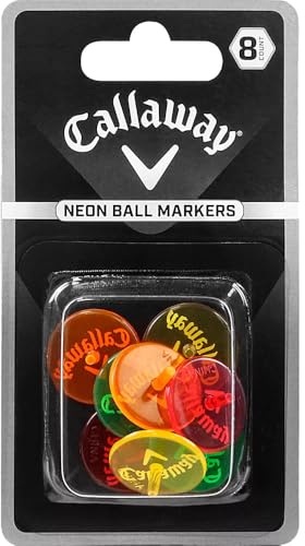 Callaway Ball Markers Neon Assortment, 8pk