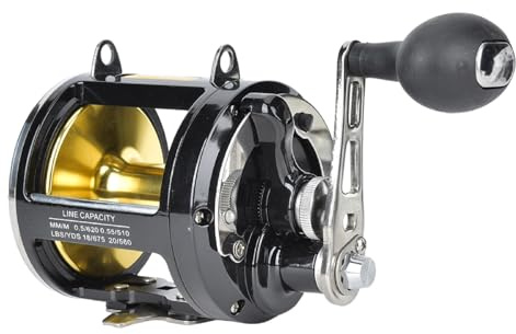 Carrete de Pesca Agua Salada Rueda para Mar Aparejos Océano Línea de Pescado Aparejo para Pesca de Mar y Cebado
