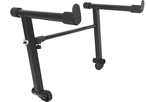 Fesjoy Elektronischer Klavierständer Keyboardständer Elektronischer Klavierständer Riser Universal X-Style verstellbarer Tastaturständer Musikinstrumentenzubehör