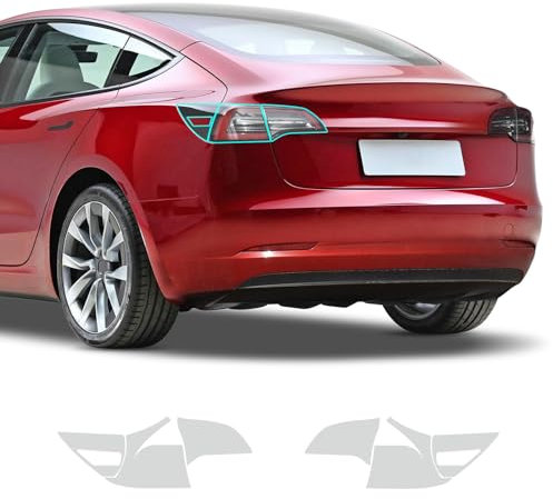 FDAIUN Lámina protectora de pintura PPF para Tesla Model 3 Highland 2024 2017-2023 TPU PPF lámina protectora transparente accesorio (lámina de luz trasera)