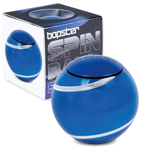 Fidget Toy Fidget Spinner Metal Anonizado Spinner de Mano Juguetes de Escritorio Antiestres Adultos y Niños Juguete Sensorial Autismo ADHD Add - Negro/Azul