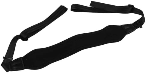 195cm Cotton Neck Strap Brass Hook for Euphonium Baritone Alto Sax Adjust | Webbing Pad Slide Buckle Swivel Snap 30kg Load No Slip Washable Skin Safe for French Horn Tenor Horn Oboe Bass Clarinet Band
