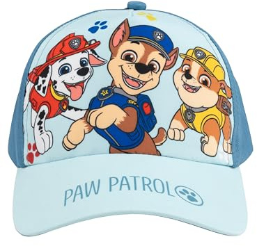 Paw Patrol, keps för pojkar – barnkeps, baseballkeps, justerbar blå