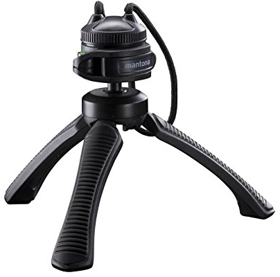 Mantona Kaleido Gaia Deep Grey – Minitrípode, Color Gris Oscuro
