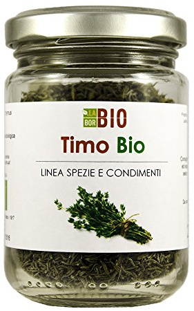 Timo foglie Bio 15 g vasetto di vetro - 100% Naturale Vegan - Laborbio