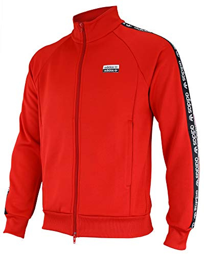 adidas Mens R.Y.V. Red Track Top Size M