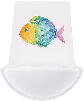 Fritz Cox Kinderweihkessel 'Regenbogenfisch' weiß