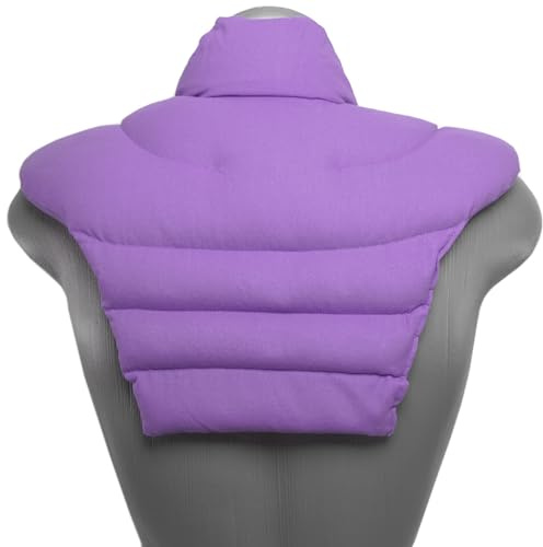 Cojín cervical HWS – Cuello + hombros + espalda – Cojín de colza lila – Almohada cervical