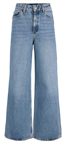 JJXX Damen JXTOKYO Wide HW CR6013 LN Jeanshose, Light Blue Denim, 27W / 30L