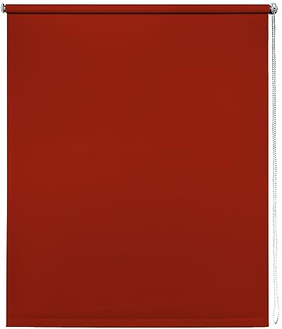 Red Thermal Blackout Roller Blind - 160cm width x 165cm drop | Red thermal blackout roller blind. 160cm width x 165cm drop. Suitable for recess or face fitting. Energy efficient.
