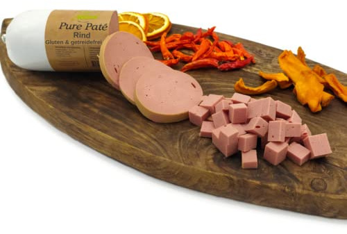 Paw Natural Salchichas para perros resistentes a los cortes, Comida Perro sin gluten ni cereales, mayor variedad (ciervo), 3 x 400 g (3 unidades)