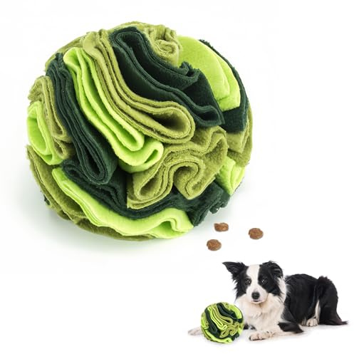 Andiker Palla da fiuto per cani, giocattolo interattivo per cani, stimolante il cervello del cane, giocattolo puzzle per cani di piccola e media taglia, tappetino per l'alimentazione lenta, giocattolo