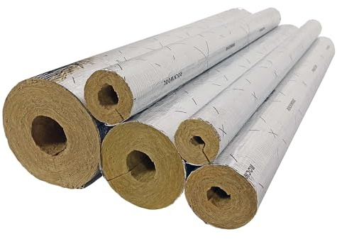 ROCKWOOL® 800 (SCP-RS54-50) - Aislamiento de tuberías (lana de roca, 1 m, barra WLG 0,035)