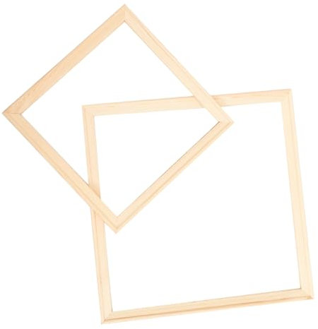 2 Set Cornice per Tela da Cornice Flottante per Pittura per Olio e Design Pratico