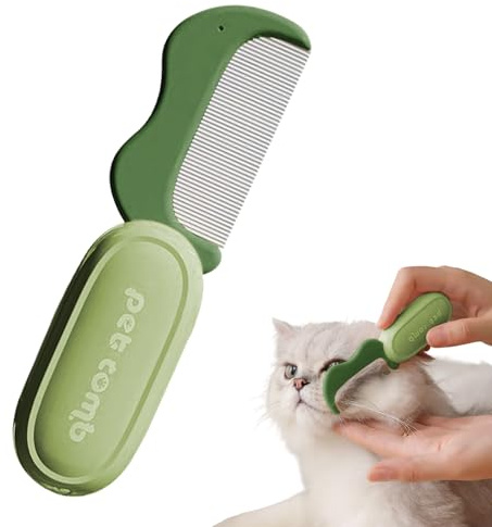 Qurygin Spazzola per la toelettatura del cane – Pettine per cani e gatti, strumento di pulizia pieghevole per rimuovere il sottopelo a pelo corto e lungo, cucciolo, il bagno all'interno