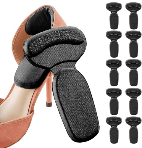 Protezione del tallone per scarpe – 12 manici antiscivolo per protezione del tallone, accessori per scarpe durevoli, per donne, uomini, matrimoni, feste, attività all'aria aperta, ufficio, danza