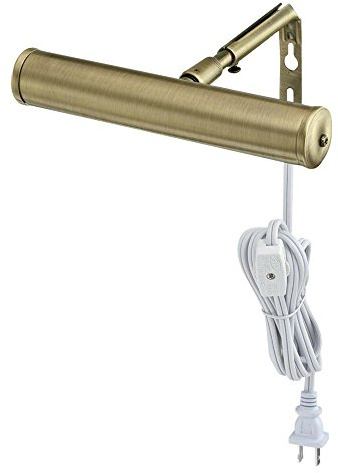 Westinghouse 7505200 7-Inch Slimline Picture Light, Antique Brass, Single,