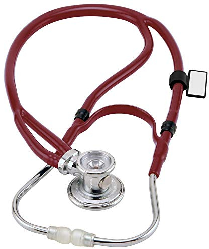 MDF® Sprague-X Rappaport Stetoscopio Ridisegnato della con testine convertibili per adulti, bambini e lattanti - Bordeaux (MDF767X-17)