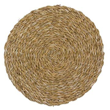 Deco Line Dessous de plat carré en osier marron 20 cm