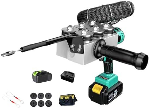 Cashwise Dispositivo per filettare Tubi nascosti per Cavi da Elettricista, filettatrice Completamente Automatica, Strumento per Tirare Cavi elettrici con Cavi nascosti, filettatrice,3000mAh-1Battery