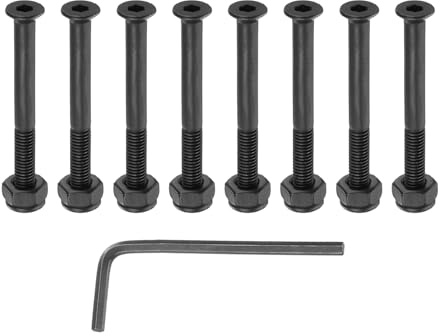 PATIKIL Skateboard Hardware Bolt, Truck Mounting Screws Bolts Nuts with L-shape Hexagon Wrench for Skateboard Cruiser