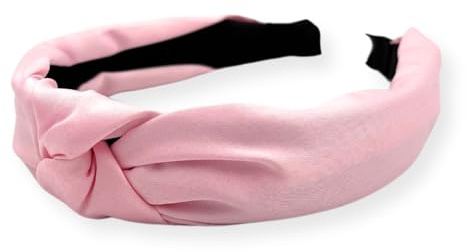MDSTYLE Knotted Headband for Women & Girls - Top Knot Headbands for Women's Hair - Hair Accessories, Head Bands (Pink 1pc, One Size)