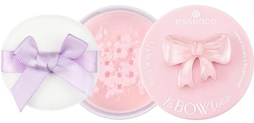 essence FaBOWlous loose setting & baking powder, Nr. 01, Transparent, mattierend, natürlich, transluzent, matt, vegan, ölfrei, ohne Parabene, Nanopartikel frei, 1er Pack (4.2g)