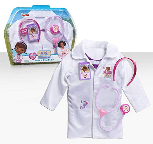 Doc McStuffins JPL90125 Set giocattolo di travestimento da medico dell’ospedale