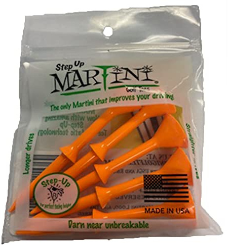 Martini Tees- Step Up Golf Tees Orange
