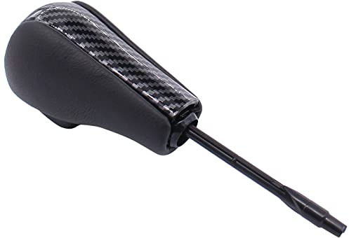 Doo Engy Schaltknauf Schalthebel Wählhebelgriff Automatik Schalthebelknopf Kopf Leder Carbon für 3er E46 5er E39 E60 E61 7er E38 X3 E83 X5 E53 Z4 E85 E86 E89