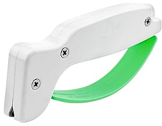 Aiguiseur de couteaux manuel en 1 pièce, mini aiguiseur de couteaux de cuisine, outil portatif pour l'extérieur, outil de jardin, convient pour la taille, la haie, le jardin, la cuisine