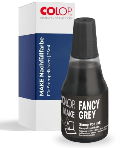 COLOP Påfyllningsfärg för MAKE stämpelkudde 25 ml fancy grey