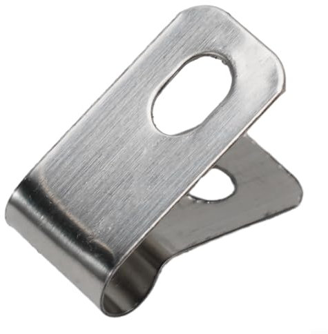 Installazione flessibile con 100 clip e set di viti, per il fissaggio di recinzioni in filo saldato (materiale alluminio: 100 clip + 100 viti)