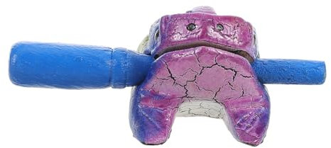 HONITANO Holzfrosch-musikinstrument Handpercussion Für Junge Mädchen Und Erwachsene Claves-musikinstrument Frosch-geräuschmacher Robustes Holz Musikunterricht Und Aufführungen Geeignet Deko