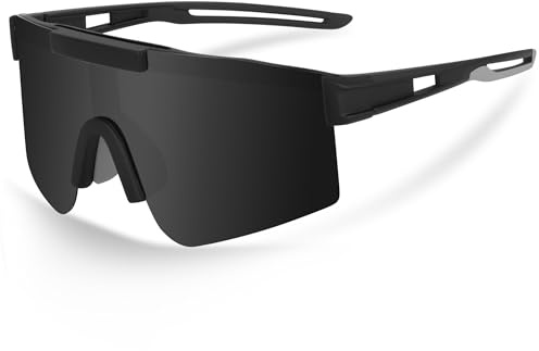 Aullwyr Lunette de Vitesse Cyclisme P-V Lunettes de Soleil Homme Polarisées Lunette Vélo Moto Sport Ski la Course Conduite pour Homme Femme Protection UV400