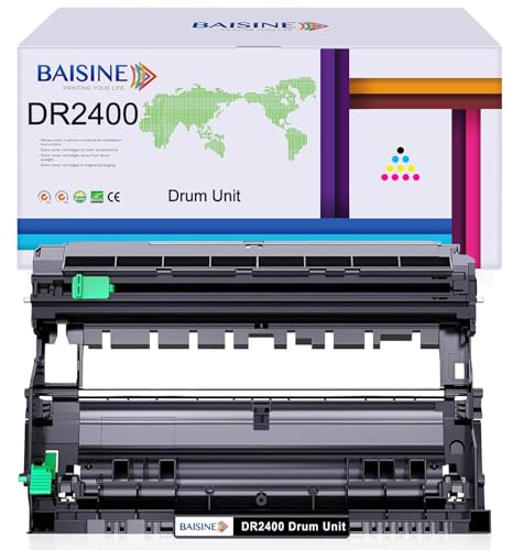 BAISINE Drum Unit DR2400 DR-2400 Compatible with Brother DR-2400 DR2400 Drum Unit Black for MFC-L2710DW DCP-L2510D HL-L2350DW HL-L2375DW HL-L2310D HL-L2370DN MFC-L2750DW MFC-L2710DN DCP-L2530DW