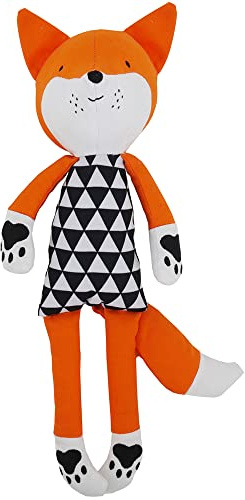 Mr Fox, Plush Interactive Dog Toy - Orange