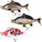 Fox Rage Replicant Carp 14cm Gummifisch, Farbe:Super Natural Common
