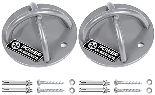 POWER GUIDANCE Anclaje de Techo - Soporte de Montaje en Pared para Correas de suspensión, Anillos de Gimnasia, Columpios y Hamaca de Yoga, Banda de Resistencia, Cuerda de Batalla