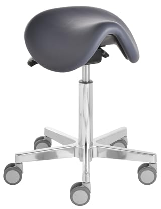 Prova Nova GmbH Sattelhocker docy Lugano Design AluFußkreuz und Markenrollen