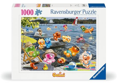 Ravensburger Puzzle 12000625 - Gelini Seepicknick - 1000 Teile Puzzle für Erwachsene und Kinder ab 14 Jahren,