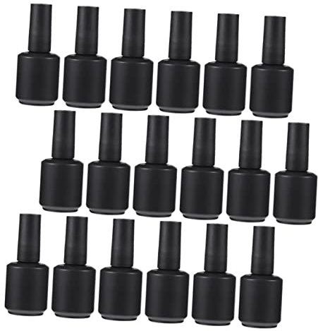 WOFASHPURET 20pcs Nail Polish Bottles Portable Containers for Nail Polish Storage for Travel and Home Use Sealed to Prevent Leaks